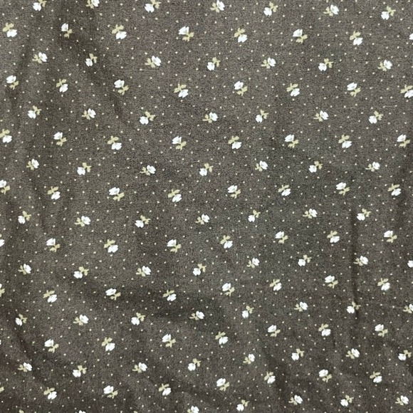 Express Slim 1MX Men's Shirt Button Up Long‎ Sleeve Brown Floral Size XL - Picture 5 of 6